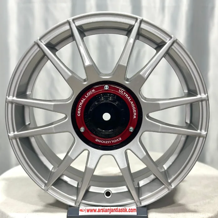 5 100 15 6.5 ET35 SILVER OZ RACING JANT