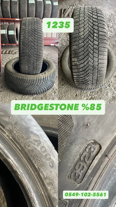 215/55R18 99V BRIDGESTONE (M23) 2 ADET