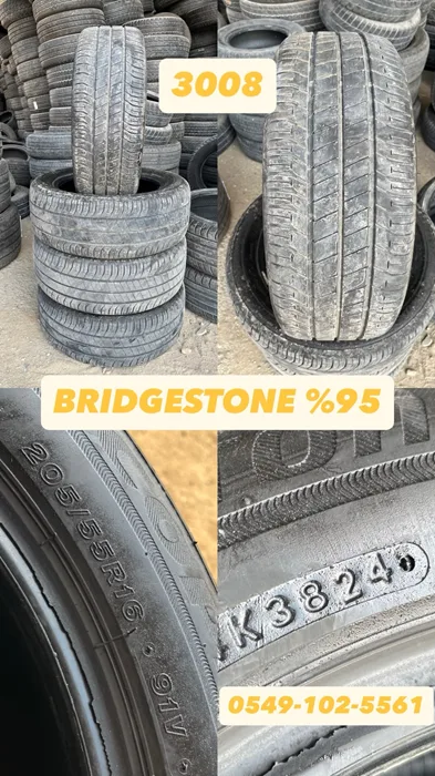 205/55R16 91V BRIDGESTONE (Y24) 4 ADET